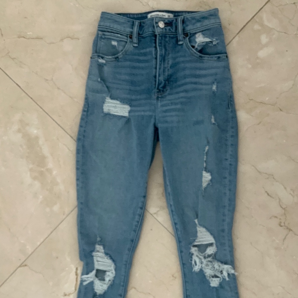 Abercrombie & Fitch - the super skinny ankle high rise - size 24 size 00 R - Picture 4 of 4